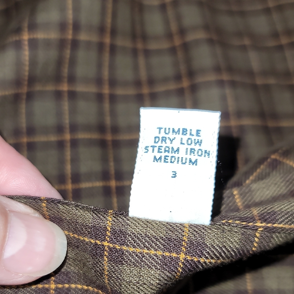 Ralph Lauren Orange Brown Casual Button Down Shirt - Picture 6 of 14